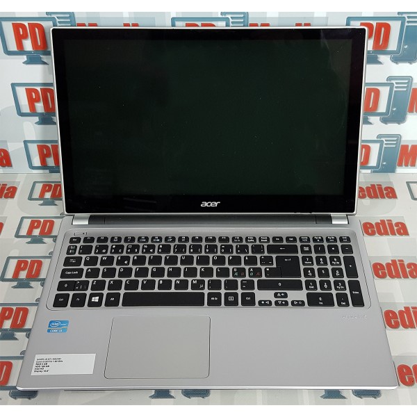 Laptop Slim ACER i3 3217U 1.80 GHz RAM 4 GB HDD 500GB DVD-RW HDMI USB 3.0 Display 15.6" LED Touch Screen Aspire V5 571MS2361
