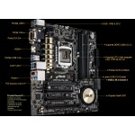 Placa de baza 1151 Asus Z97M Plus  DDR3 USB 3.0 DVI HDMI