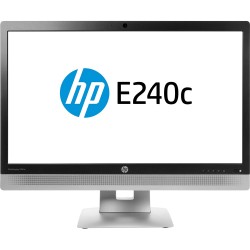 Monitor LED HP E240C 24" IPS VGA HDMI USB Webcam Full HD Wide